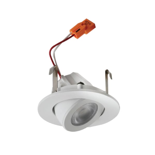 Alcon Lighting 14039 Architectural High Performance Low Profile 2 Inch Adjustable LED Recessed Light, Trim and Housing (2700K Warm White Light)