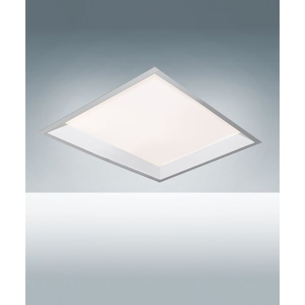 Wattage-Selectable Regressed LED Flat Panel Light