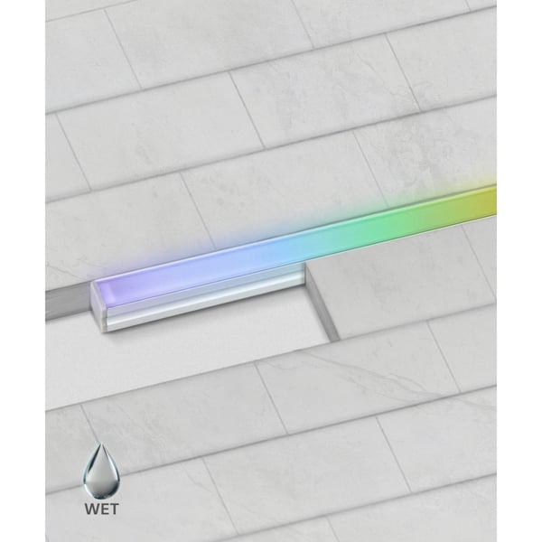 RGBW Drive Over In-Ground Driveway Recessed LED Strip Light