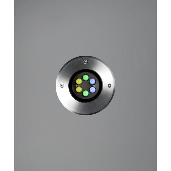 6-Inch In-Ground RGBW Color-Changing LED Well Light