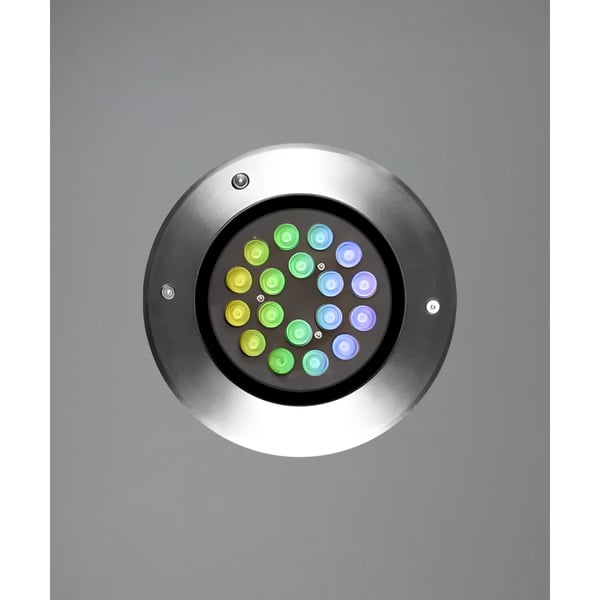 9-Inch In-Ground RGBW Color-Changing LED Well Light
