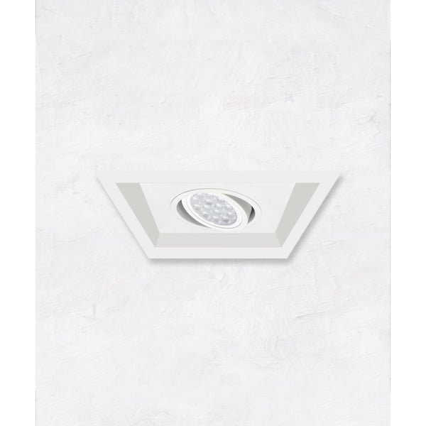 1-Head Multiple Flanged Adjustable LED Recessed Light