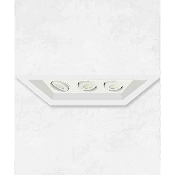 Alcon 14300-3 Oculare 3-Head Multiple Flanged Adjustable LED Recessed Light