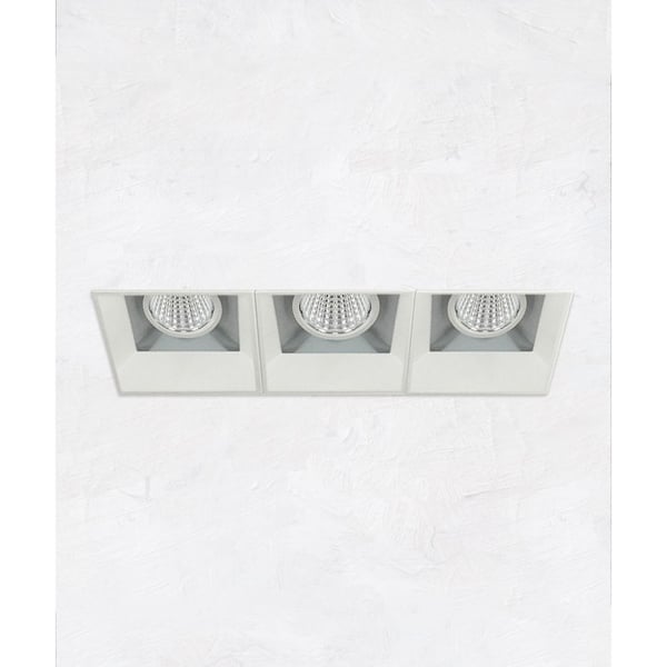 Alcon 14310-3 Oculare LED Architectural 3-Head Multiple Recessed Lighting System Fixture 