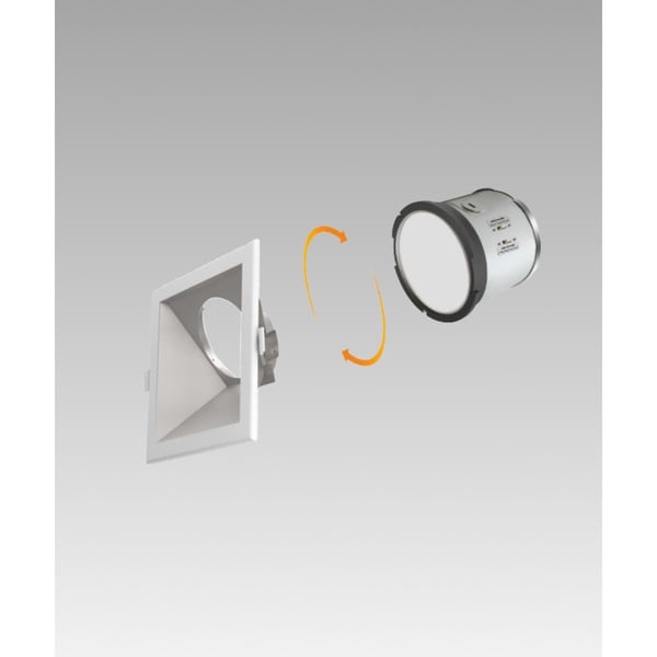 J-Box 4-Inch Recessed Square LED Wall Wash Light