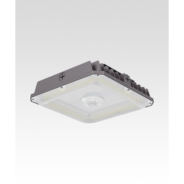 Low-Profile High-Efficiency Square LED Canopy Light