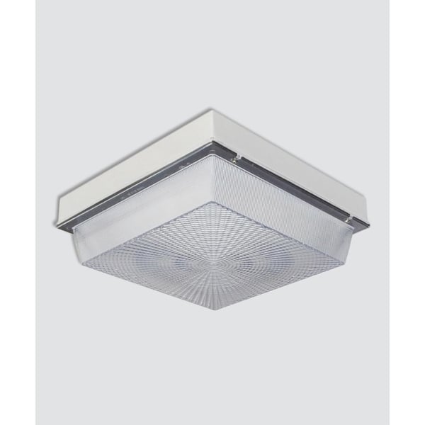 Low-Profile 12-Inch Square Architectural LED Canopy LIght