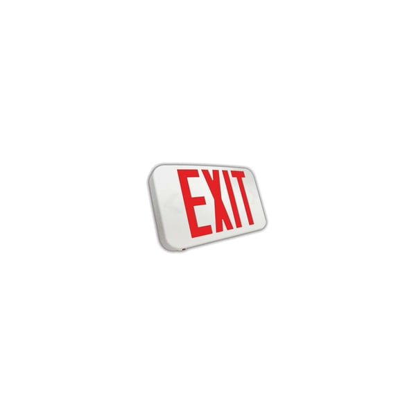 Alcon 16106 Architectural LED Thin Thermoplastic Emergency Exit Sign 