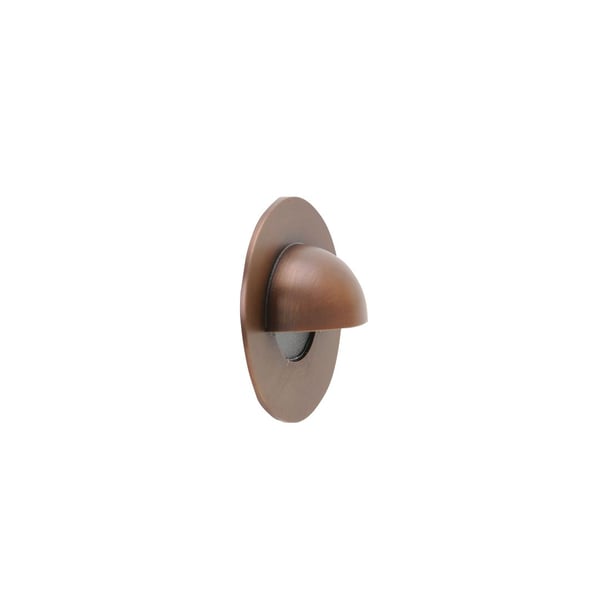 SPJ Lighting Forever Bright SPJ-GDG-3EB Outdoor LED Brass Recessed Step Light - Matte Bronze Finish