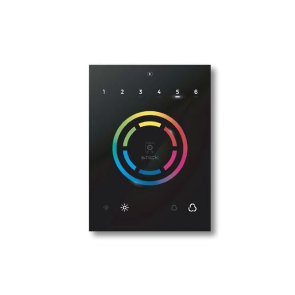 RGBW DMX + WiFi Multi-Zone Color-Changing Wall Controller