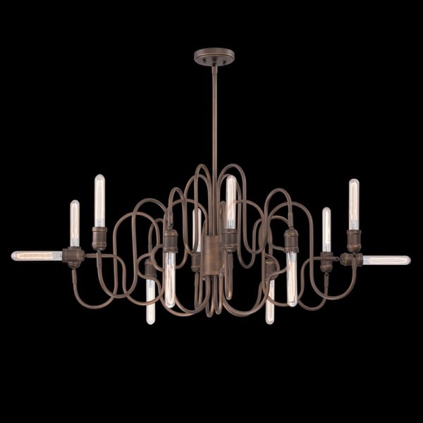 Eurofase Lighting BRIGGS 12-LIGHT OVAL CHANDELIER