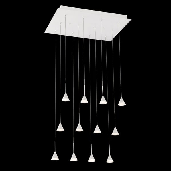 Eurofase Lighting ALBION 12-LIGHT LED CHANDELIER WHITE