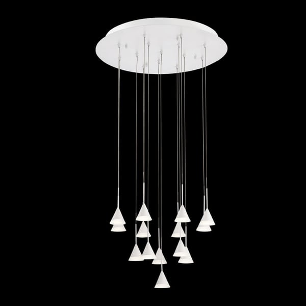 Eurofase Lighting ALBION 14-LIGHT LED CHANDELIER WHITE