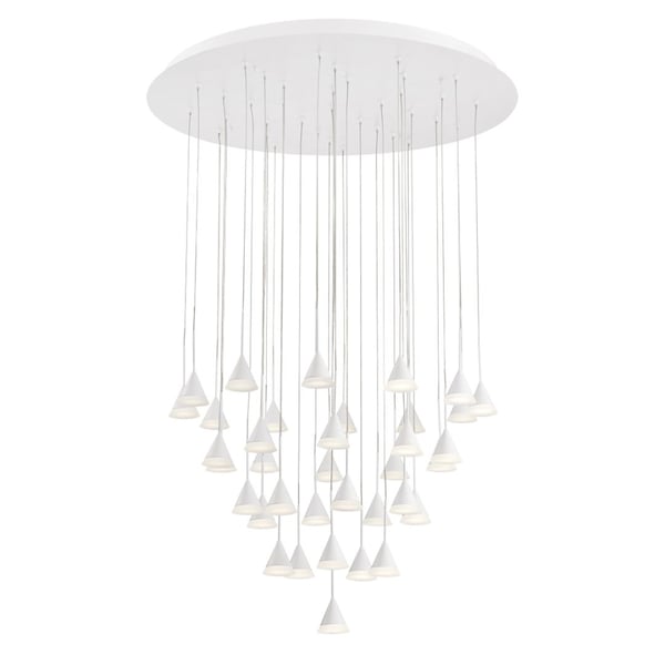 Eurofase Lighting ALBION 36-Light LED Chandelier White