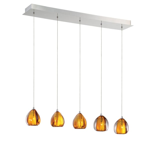Eurofase Lighting LUCIDO 5-Light Linear Chandelier