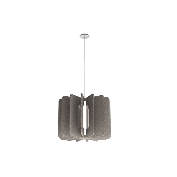Alcon 11180 LED Square 34 Inch Diameter Pendant with Sound Absorbing Acoustics 