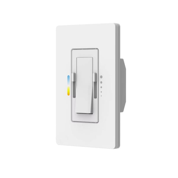 Dual Channel 0-10V Tunable White Wall Dimmer Switch