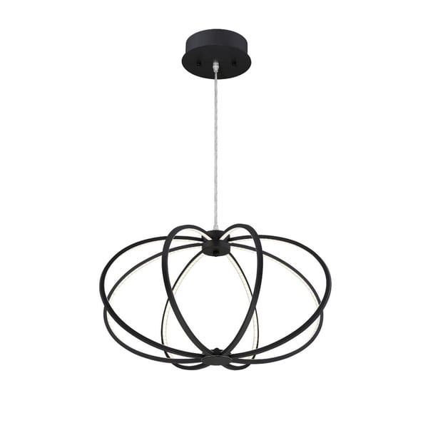 Eurofase Lighting LEGGERO 8-LIGHT Black LED Pendant