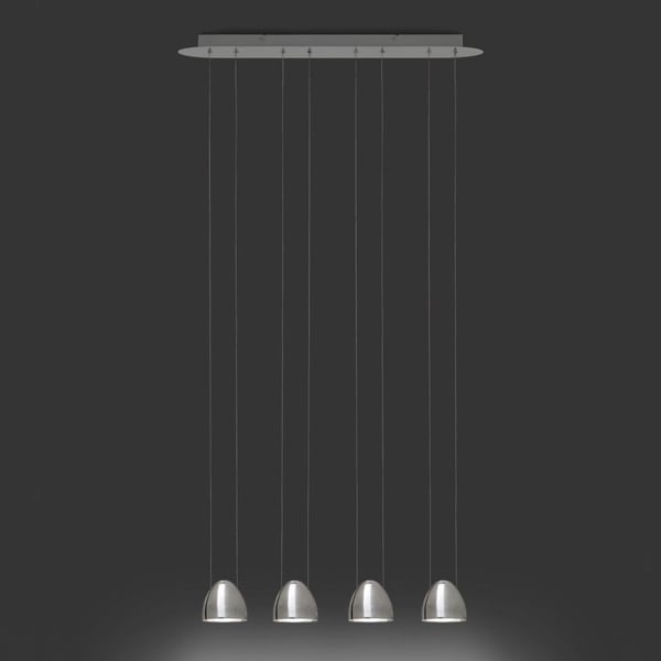LED Oval 5180/047 4 Light Linear Multipoint Pendant from ALMA