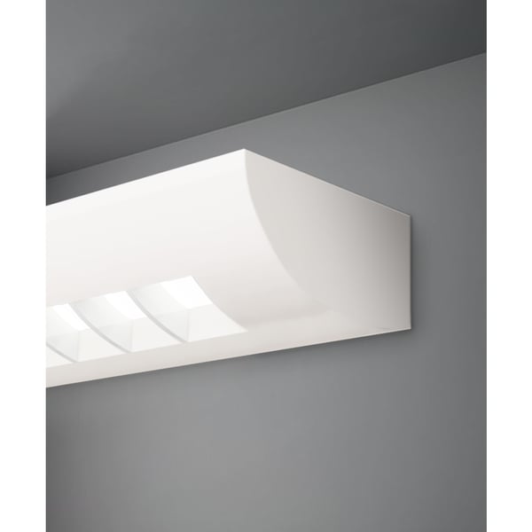 Fluorescent Parabolic Louver Wall Light