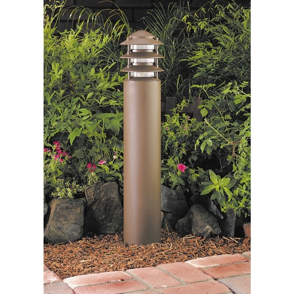 Vista Professional Lighting 8231 30 Inch Louvered High Efficiency LED Bollard