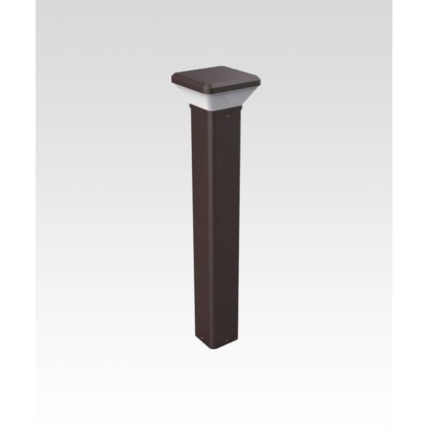 42-Inch Architectural Outdoor Square Bollard LED Pathway Light