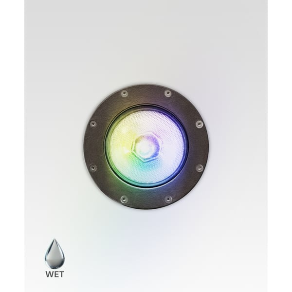 7-Inch In-Ground RGBW Color-Changing LED Well Light