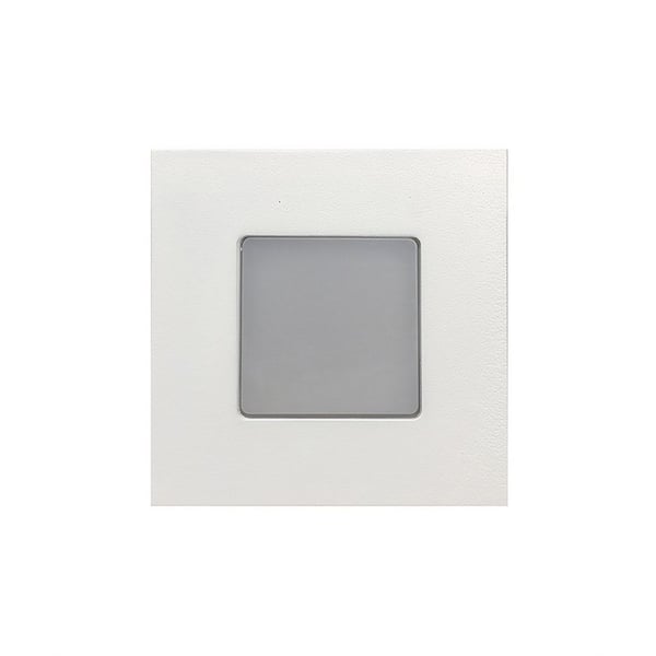 Alcon Lighting 9053 Ara LED Architectural Square Translucent Open Lens Recessed Pathway/Step Light.