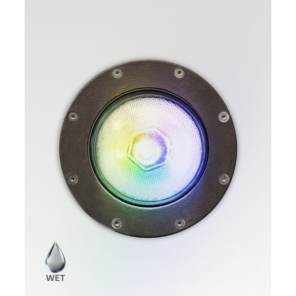 10-Inch RGBW Color-Changing In-Ground LED Well Light