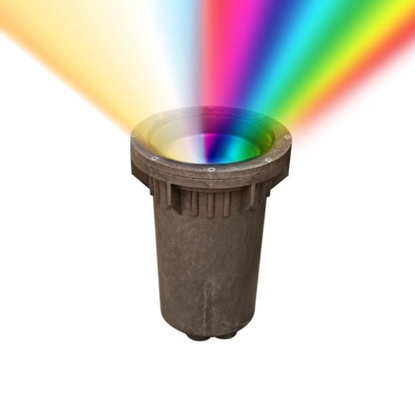 Alcon 9100-RGBW 12-Inch In-Ground RGB LED Well Light
