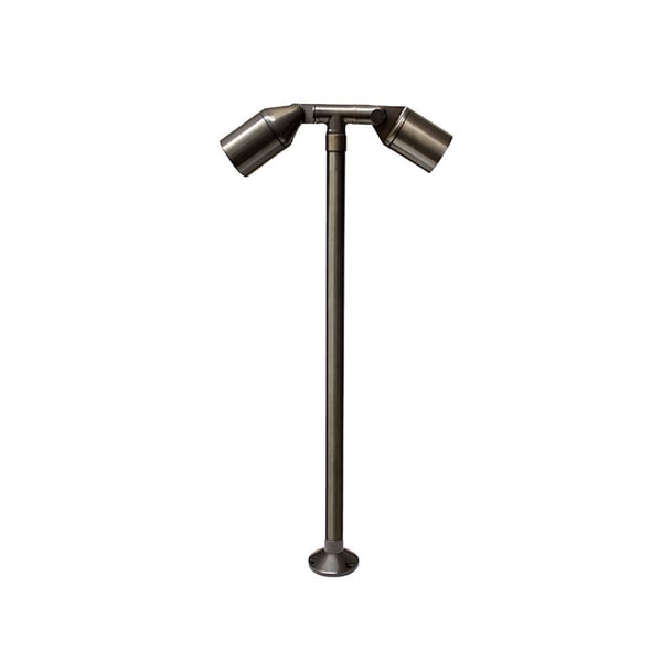Brass LED Directional Twin Landscape Path Light