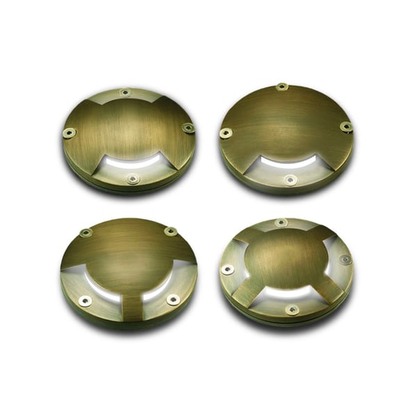 4-Inch In-Ground LED Well Light | Dual 90° Beams