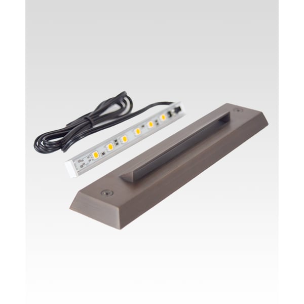 Integrated LED Outdoor Brass Step Light