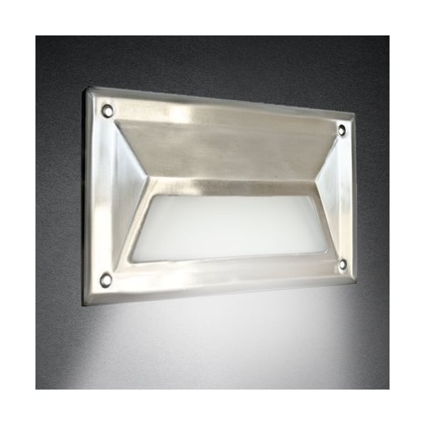 Alcon 9608-SS Recessed Wall-Mounted Stainless Steel LED Step and Driveway Light