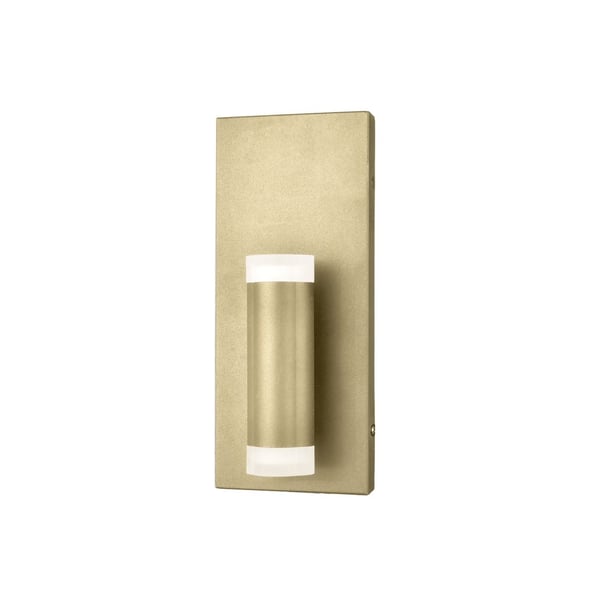 Brazen Brushed Brass Sconce by Kuzco