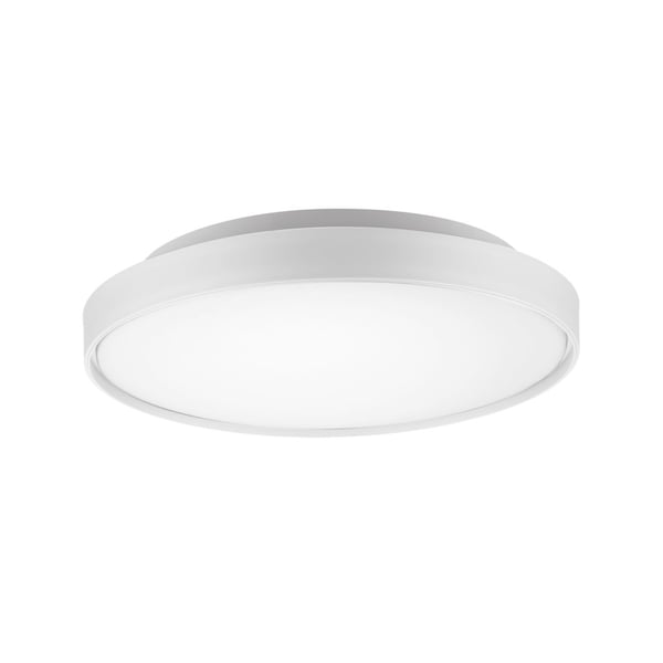Brunswick White Flush Mount by Kuzco
