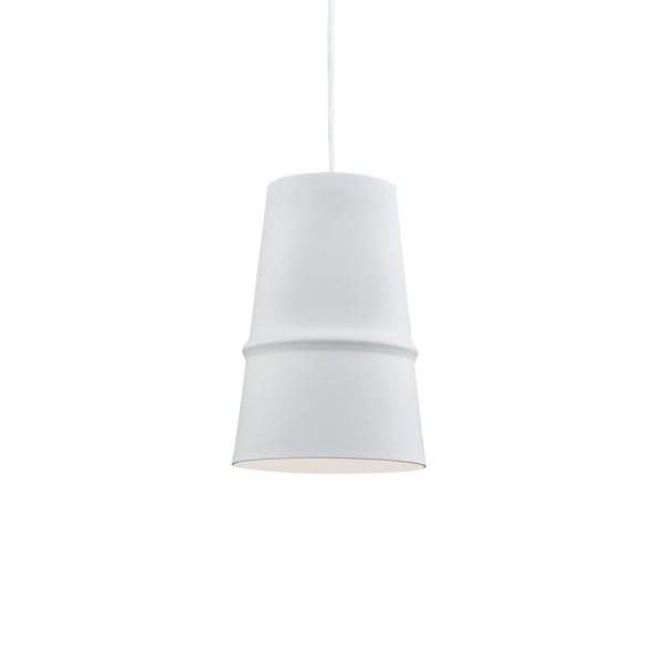 Castor White Pendant by Kuzco