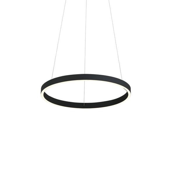 Cerchio Black Pendant by Kuzco