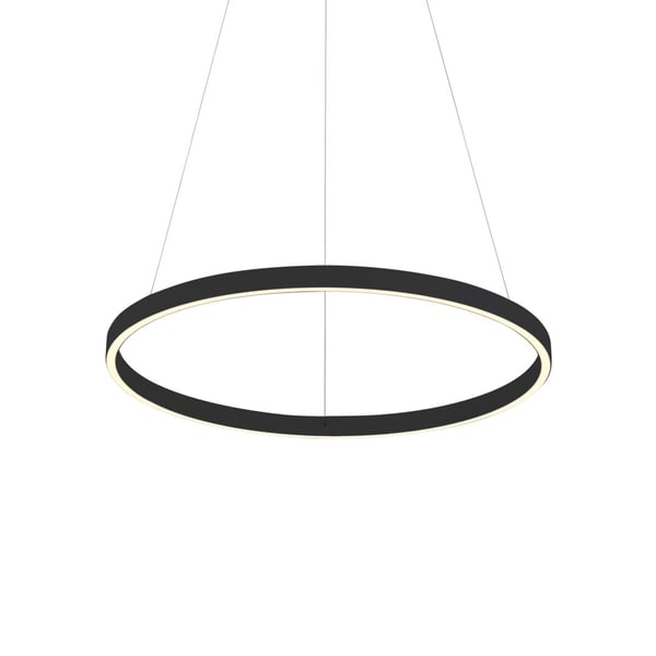 Cerchio Black Pendant by Kuzco