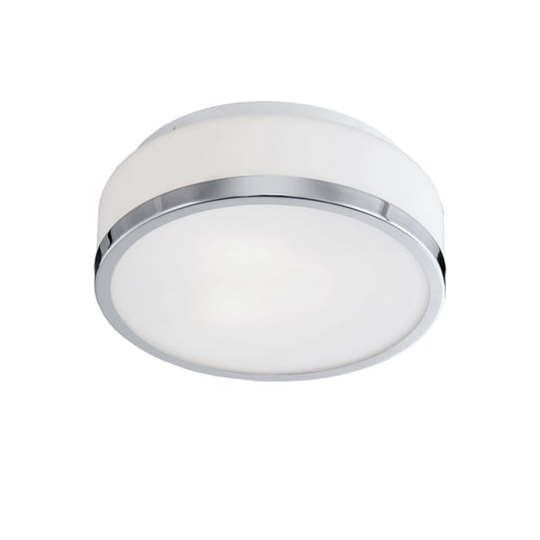 Charlie Chrome Flush Mount by Kuzco