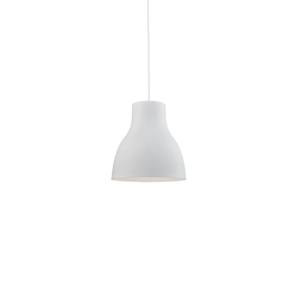 Cradle White Pendant by Kuzco