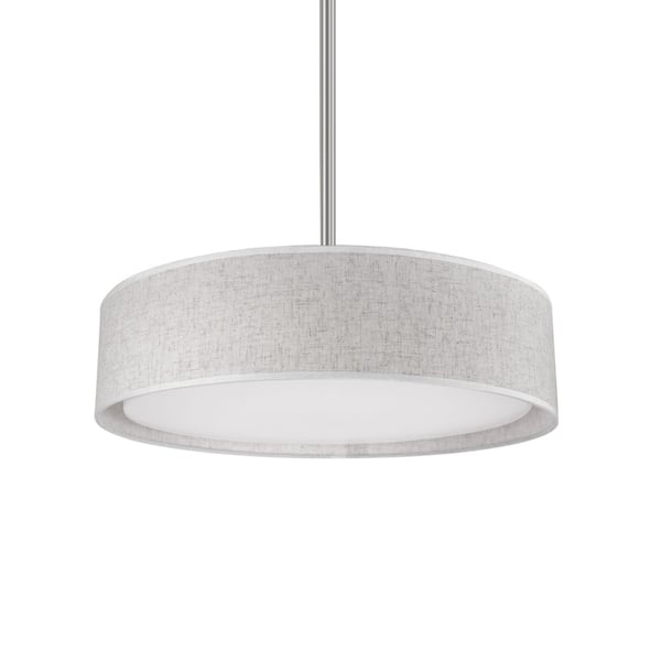 Dalton Brushed Nickel Pendant by Kuzco