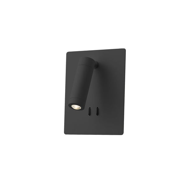Dorchester Black Sconce by Kuzco
