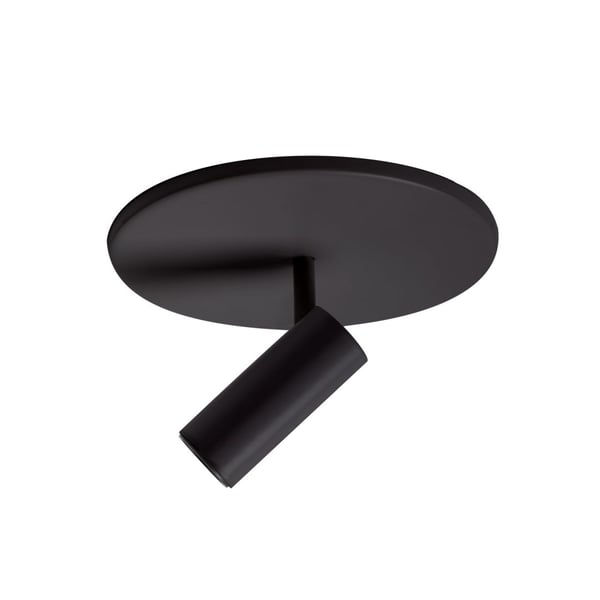 Downey Black Semi-Flush Mount by Kuzco