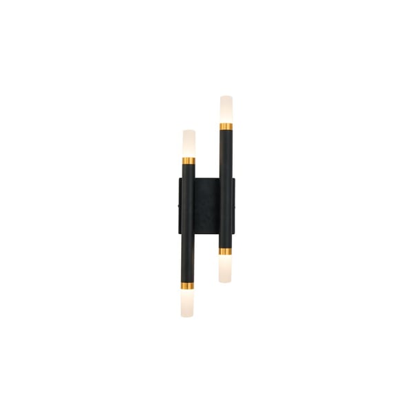 Draven Black Sconce by Kuzco
