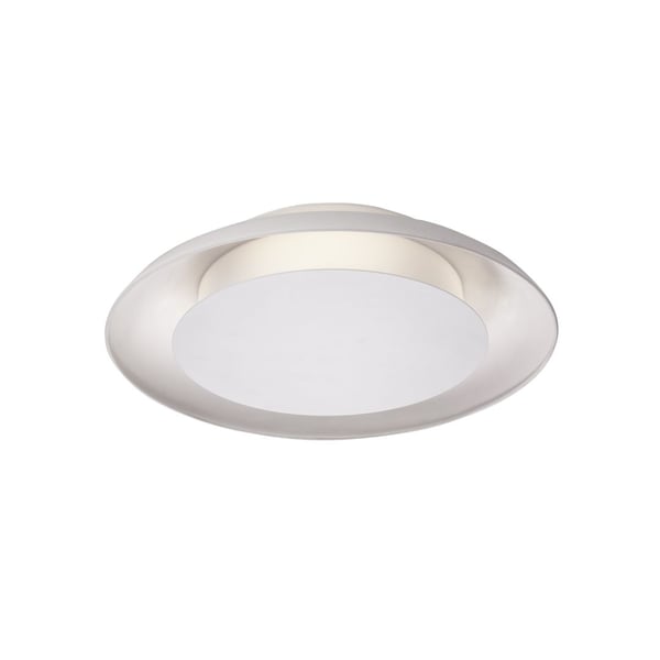 Eclipse White Flush Mount by Kuzco