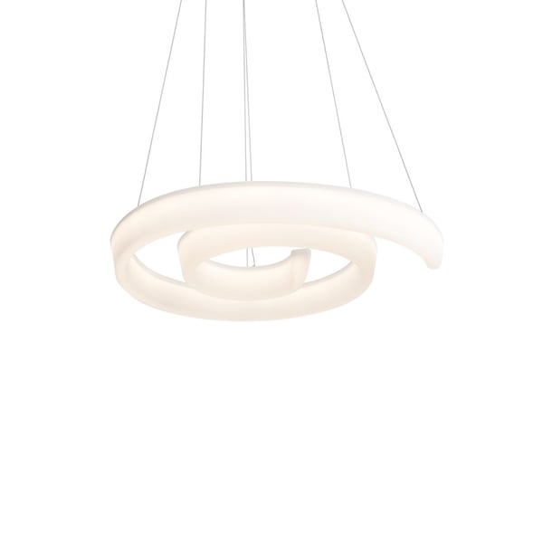 Fleur White Chandelier by Kuzco