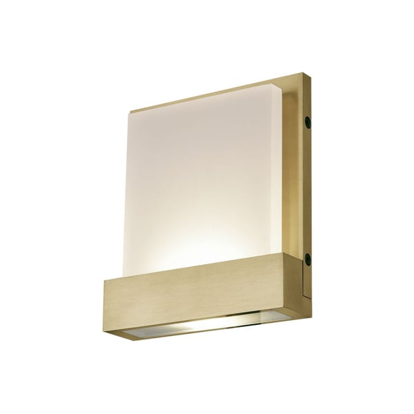 Guide Brushed Brass Sconce by Kuzco