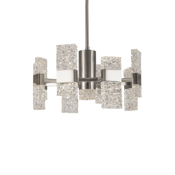 Oslo   Platinum Chandelier by Kuzco