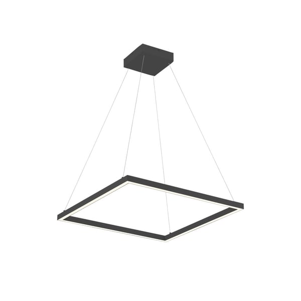 Piazza Black Pendant by Kuzco
